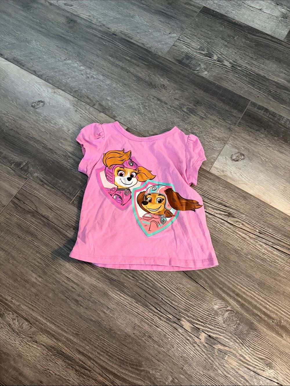 Paw Patrol Girls Pink Graphic‎ Short Sleeve Tee